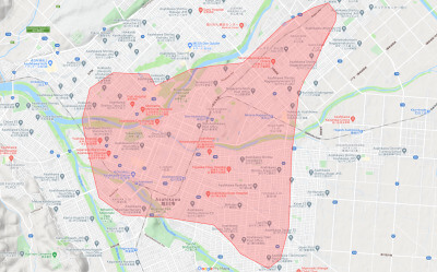 Uber Eats旭川配達エリア【210408】