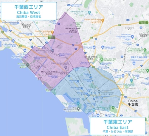 Wolt(ウォルト)千葉県の配達対応エリア①