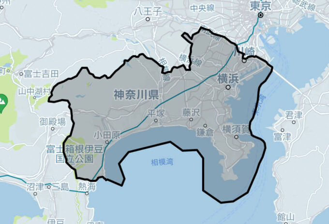 ウーバタクシー神奈川エリア
