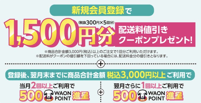 イオンネットスーパー初回クーポン【26年4月〜】