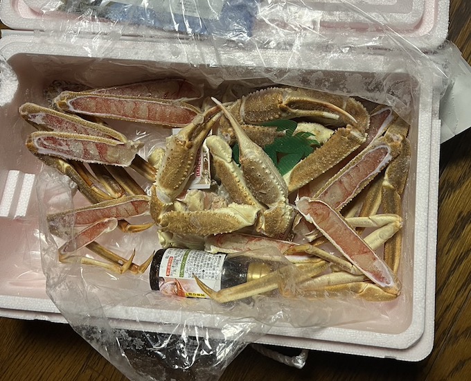 かに本舗の商品が到着！