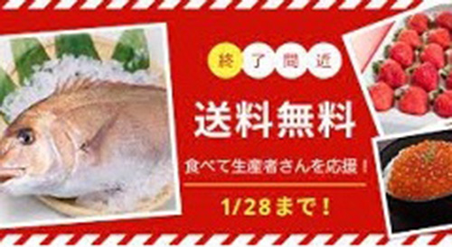 一部商品限定｜食べチョク送料無料キャンペーン【終了時期未定】